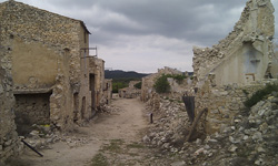 Runied village from the Spanish civil war