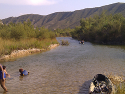 Canoeing on the River Ebro